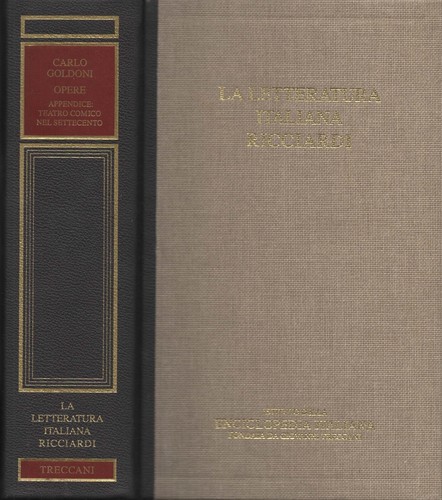 Libro goldoni opere appendice - goldoni,