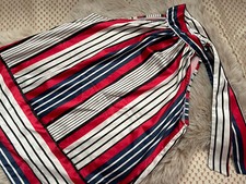 Top Halter In Fantasia Marine A Righe