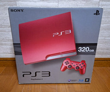 NUOVA Playstation 3 rosso scarlatto 320 GB Sony PS3 CECH-3000B *OGGETTO DA COLLEZIONE*
