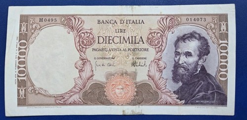 000 lire michelangelo decr - lire,