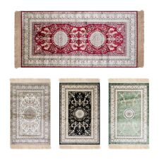 Tappeto Classico Orientale Frange Oro Arredamento Blu Bordeaux Verde Beige HEREK