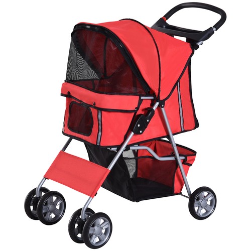 Pawhut passeggino per cani - pawhut,