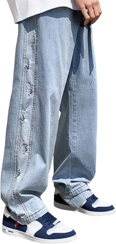 Jeans larghi uomo y2k - jeans,