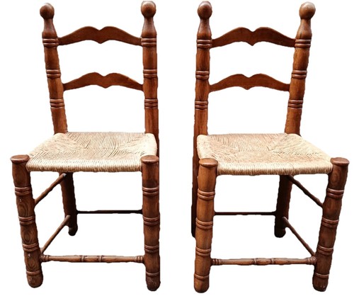 Coppia sedie vintage - sedie,