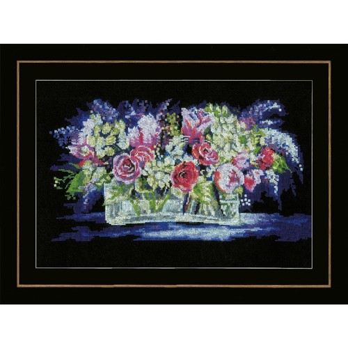 Lanarte set punto croce rose - set,