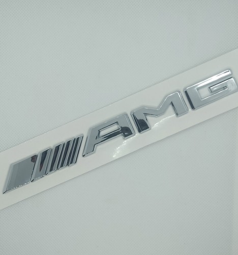 Logo amg chrome emblème - amg, plat