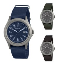 Orologio Uomo BREIL ARMY Tessuto Cordura Nero Verde Blu WR 50mt Canvas Sport Man
