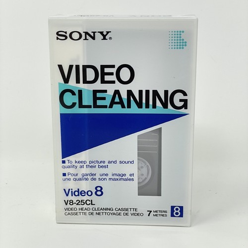 New sony sealed video cleaning - new,