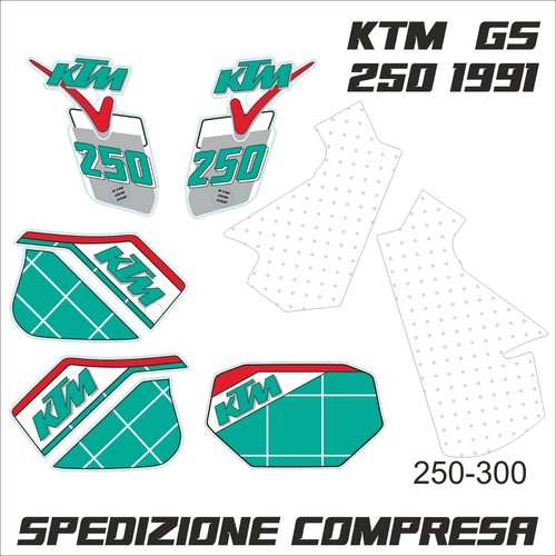 Kit adesivi stickers ktm gs - stickers,