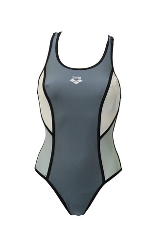 Costume intero donna grigio - intero,