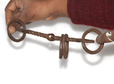 Morsetto In Ferro Vintage Rustico / Morsetto Per Cavallo Collezionabile 13665