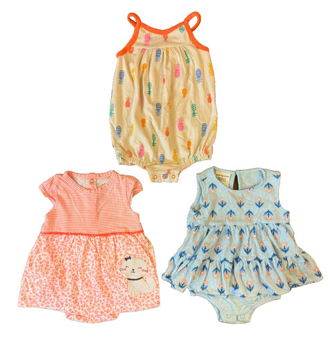 Lotto vestiti bambina mesi - vestiti,