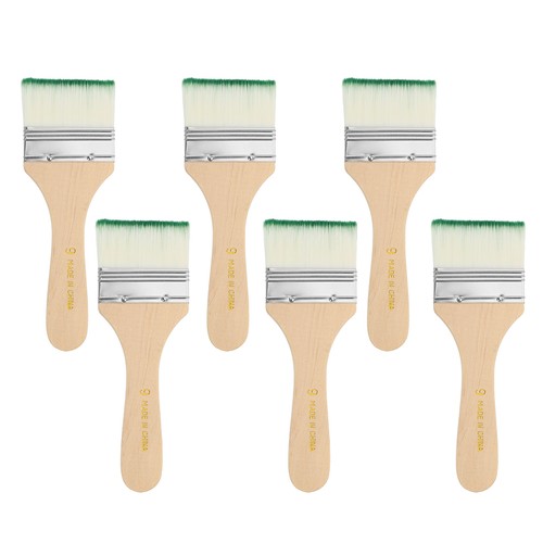 Set painting brushes - 6, 6.3