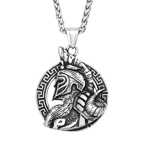 Collana uomo vintage acciaio