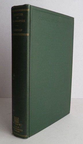 Register bibliographies - of,