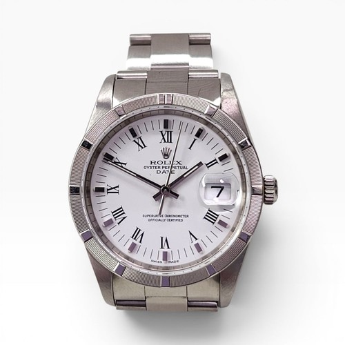 Rolex data 34mm - 34mm, acciaio
