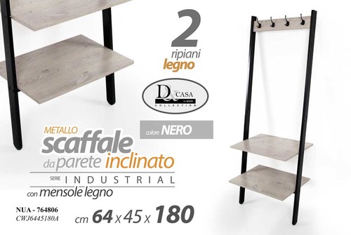 Appendiabiti parete metallo - parete,