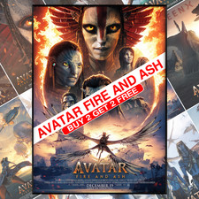 Poster film Avatar fuoco e