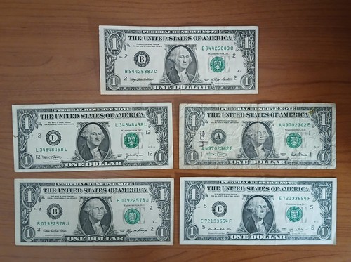 Banconote dollaro del - 1,