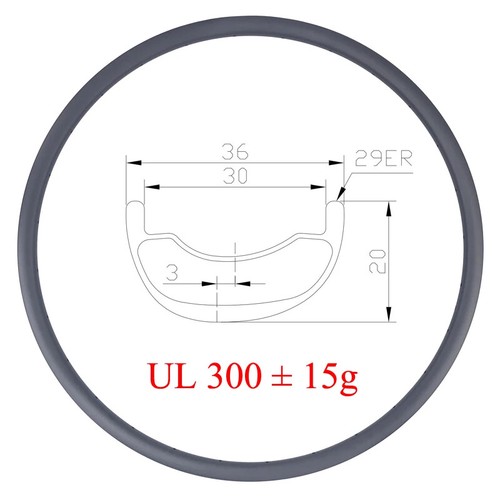 29er 36mm larghezza 20mm - 29er, ul