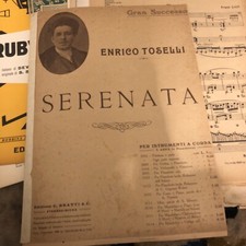 Toselli E.; SERENATA per strumenti a corda e arpa/ pianoforte