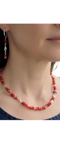 Collana donna orecchini - donna, in