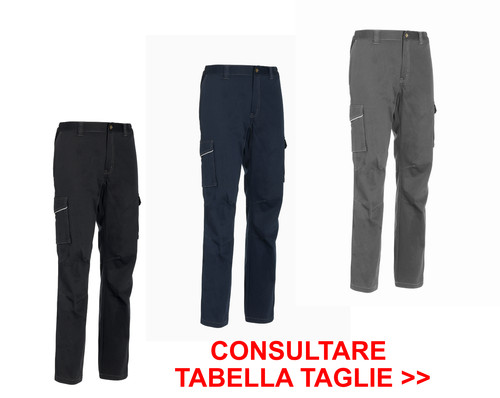Pantaloni lavoro aderenti