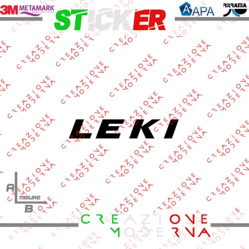 Adesivo sticker leki misure - adesivo,