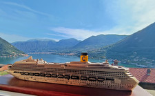 Costa serena cruise ship - ship, scale