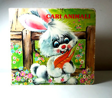 CARI ANIMALI LIBRO CARTONE PER BAMBINI FIABE FAVOLE - (2)