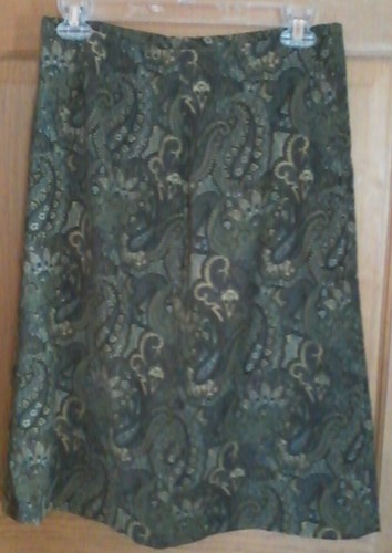 Gonna paisley verde clio - clio, 8