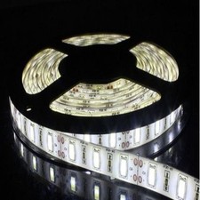 BOBINA STRISCIA 300 LED SMD 5630 5METRI 12V LUCE BIANCO FREDDO