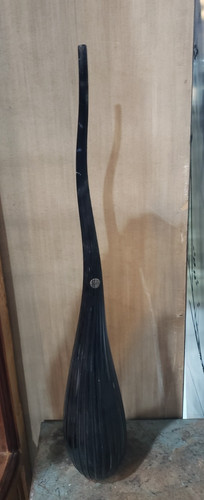 Raro vaso alto curvo - , vetro