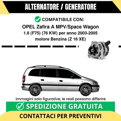 Alternatore opel zafira - opel,