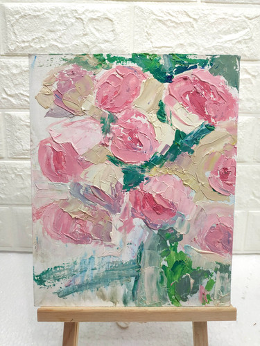 Original oil painting - , abstract