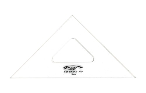Graphoplex squadra bordi - 45,