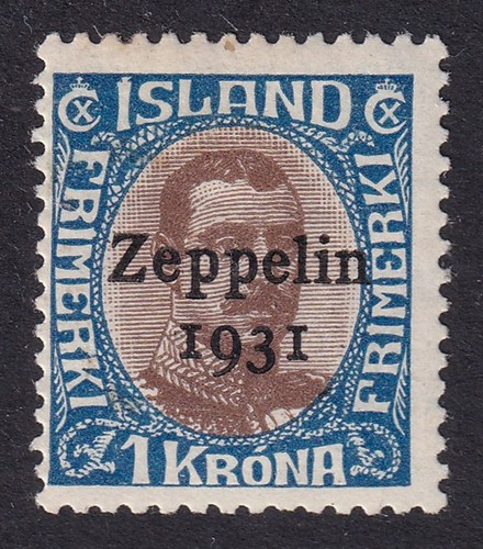 Islanda 1931 air zeppelin - air,