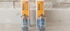 2 X  ECC82 12AU7  Oiginal Telefunken with diamond nos nib new Smoth Plate 17mm
