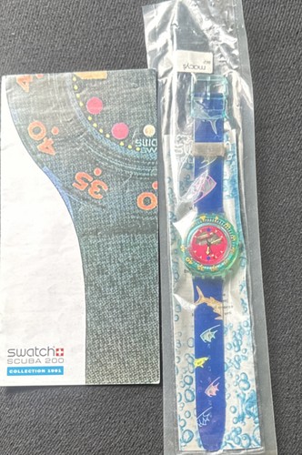 Swatch scuba 200 happy - happy, fish
