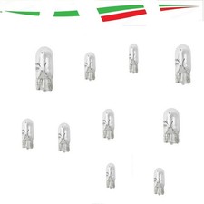 10x lampadine alogene w3w 3w