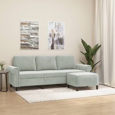 3-seater Sofa With Footstool