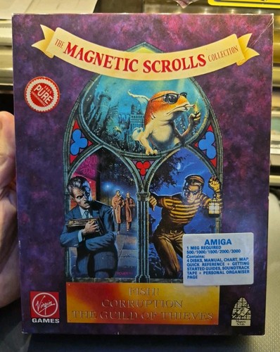 Magnetic scrolls fish - magnetic, +