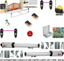 AUTOMAZIONE CANCELLO 6 MT 2