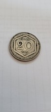 moneta 20 cent. esagono Vittorio E. III° 1919 Regno d'Italia Italy money