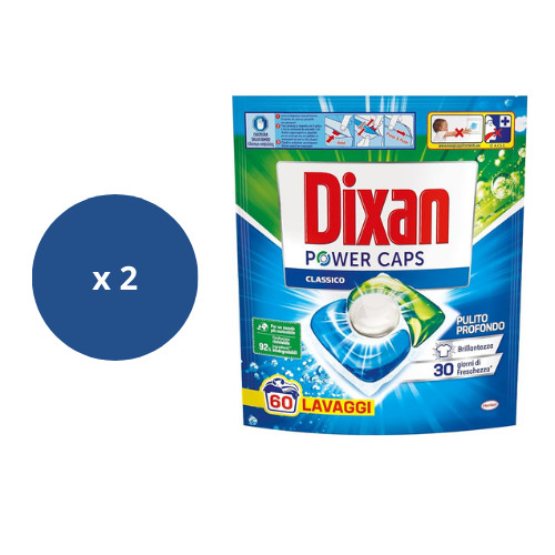 Dixan power caps classico - power,