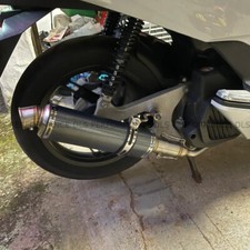 Impianto di scarico completo Honda PCX 125 stile carbonio 2012-2017