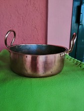 Casseruola in rame con manici
