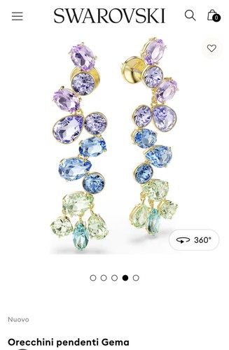 Orecchini gema swarovski - gema,