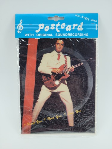 Elvis presley picture postcard - elvis,
