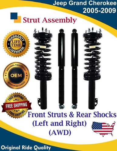Front strut rear - strut, shock